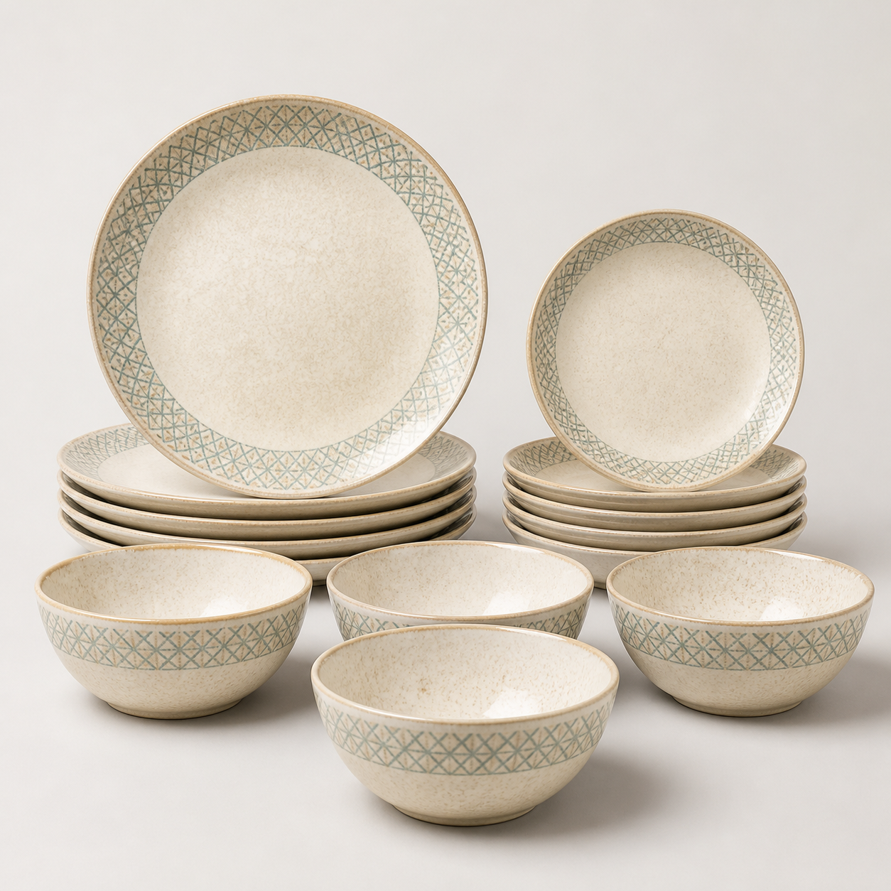 Stoneware Dinner Set — 12 Piece